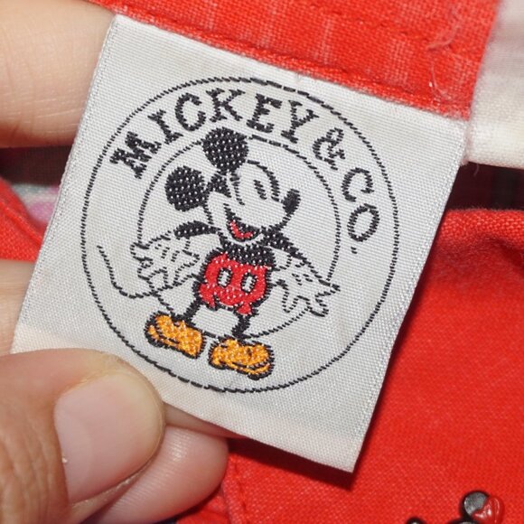 Vintage 80s Disney Mickey Mouse Western Shirt XL - Picture 9 of 12